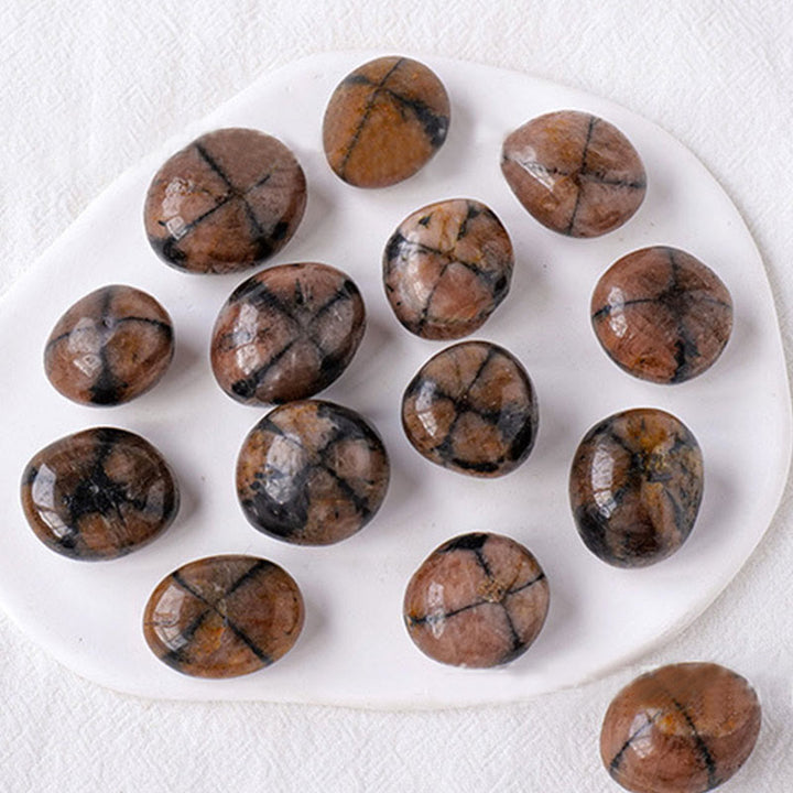 Olivenorma Cross Agate Polished Rolling Natural Stone - image 2