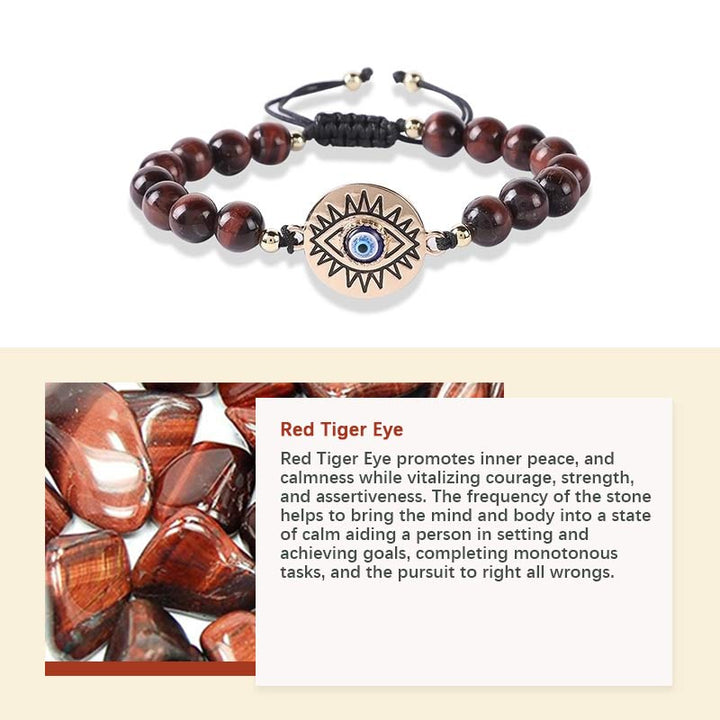 Tiger Eye Evil Eye Protection Bracelet - image 7