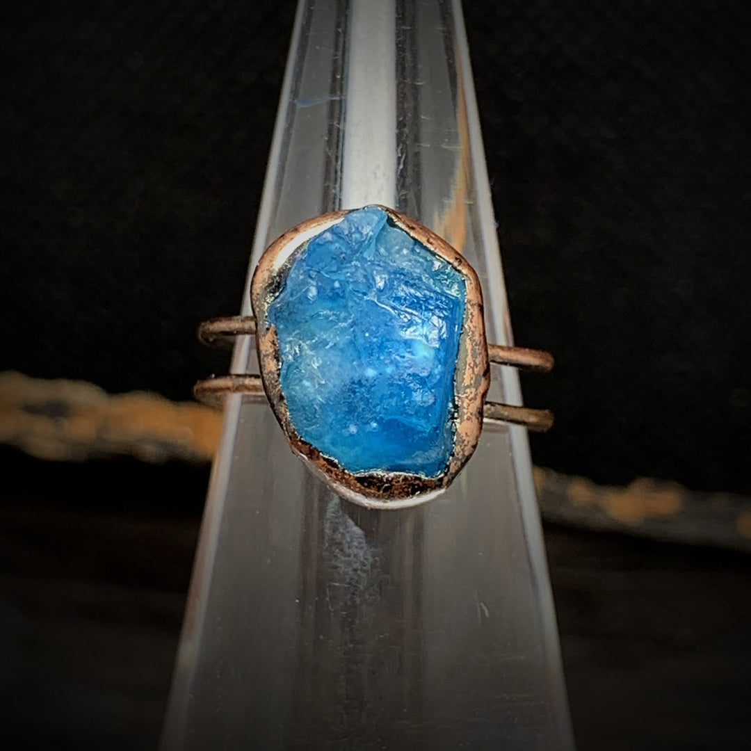 Olivenorma Natural Irregular Raw Stone Twelve Birthstone Adjustable Ring - image 67