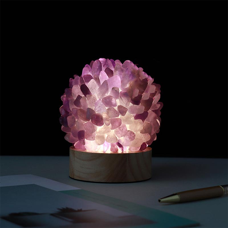 Olivenorma Christmas Crystal Stone Night Light Decoration - image 4