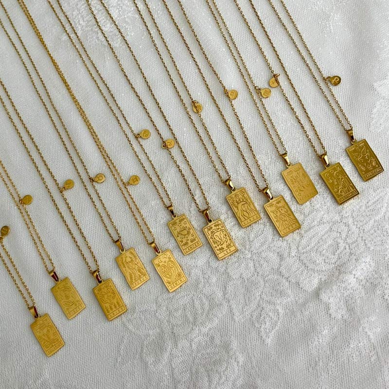 Olivenorma Gold Filled Chain Zodiac Necklace - image 17