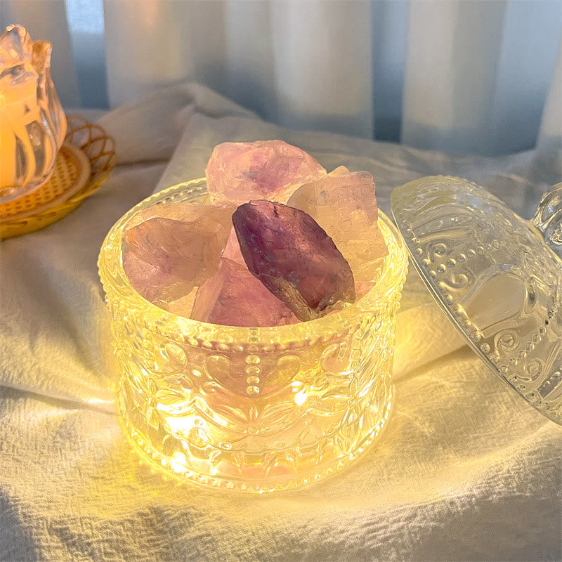Olivenorma Diffuser Stone Carved Glass Cup Crystal Aromatherapy Lamp - image 6