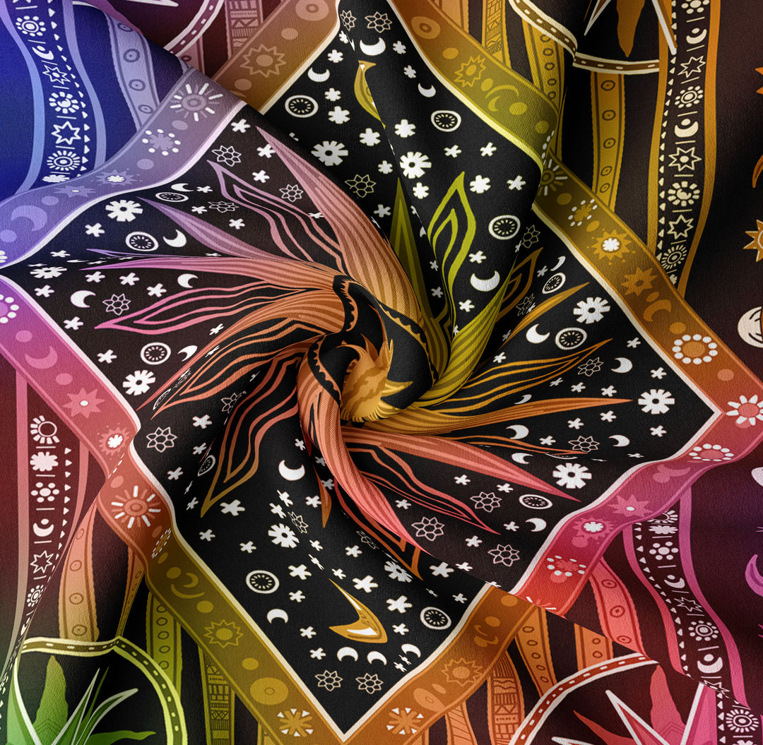 Olivenorma Sun Rays Moon Bohemia Tapestry - image 27