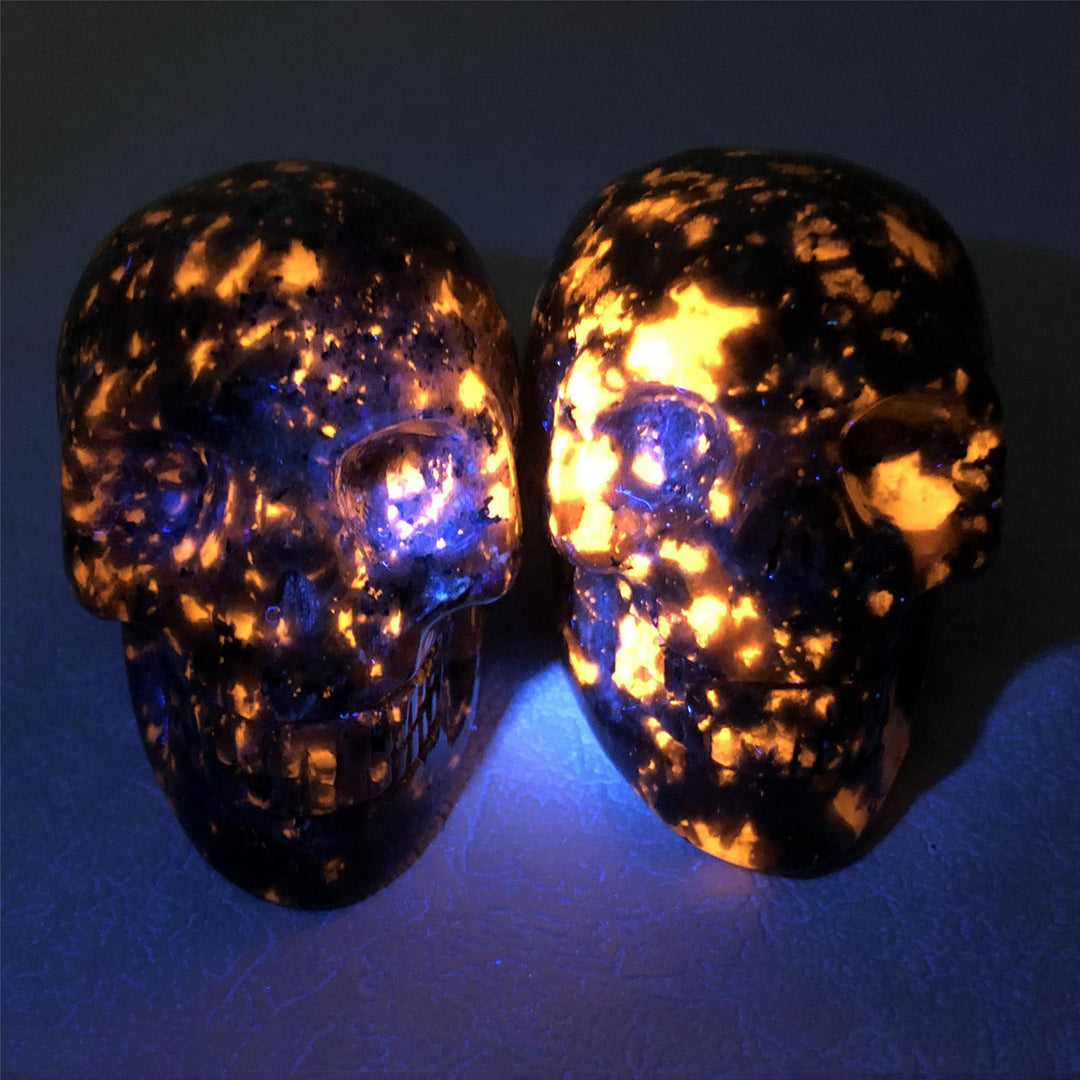 Olivenorma Yooperlite  Crystal Skull Decoration - image 7