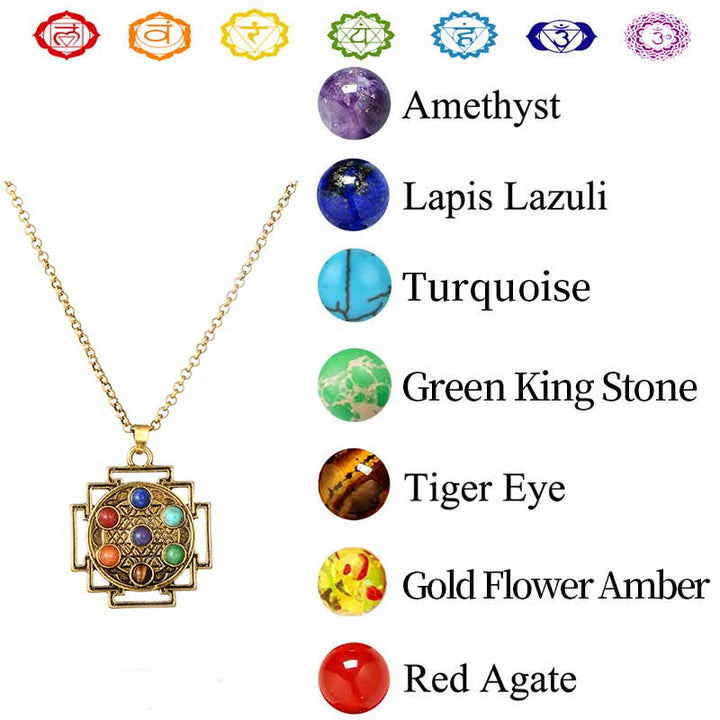 Olivenorma Chakra Orgone Necklace  - Golden#2 - image 3