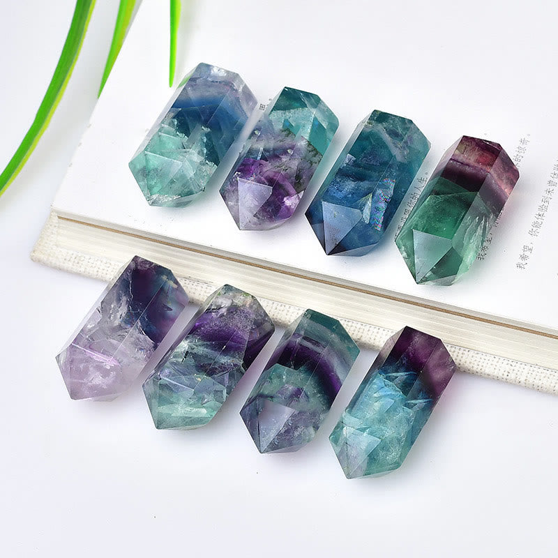 Olivenorma Rainbow Fluorite Crystal Spike Wands - image 5