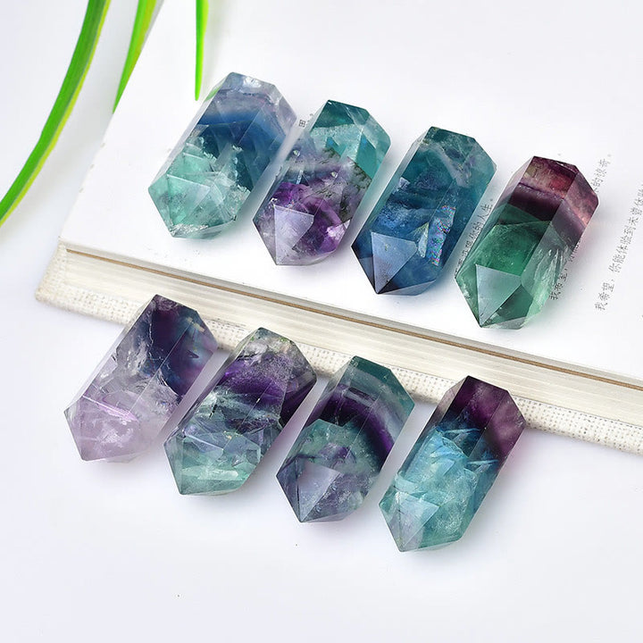 Olivenorma Rainbow Fluorite Crystal Spike Wands - image 5