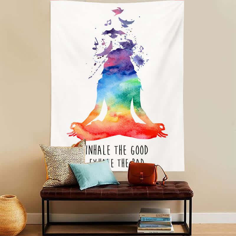 Minimalist Art Meditation Color Tapestry - image 3