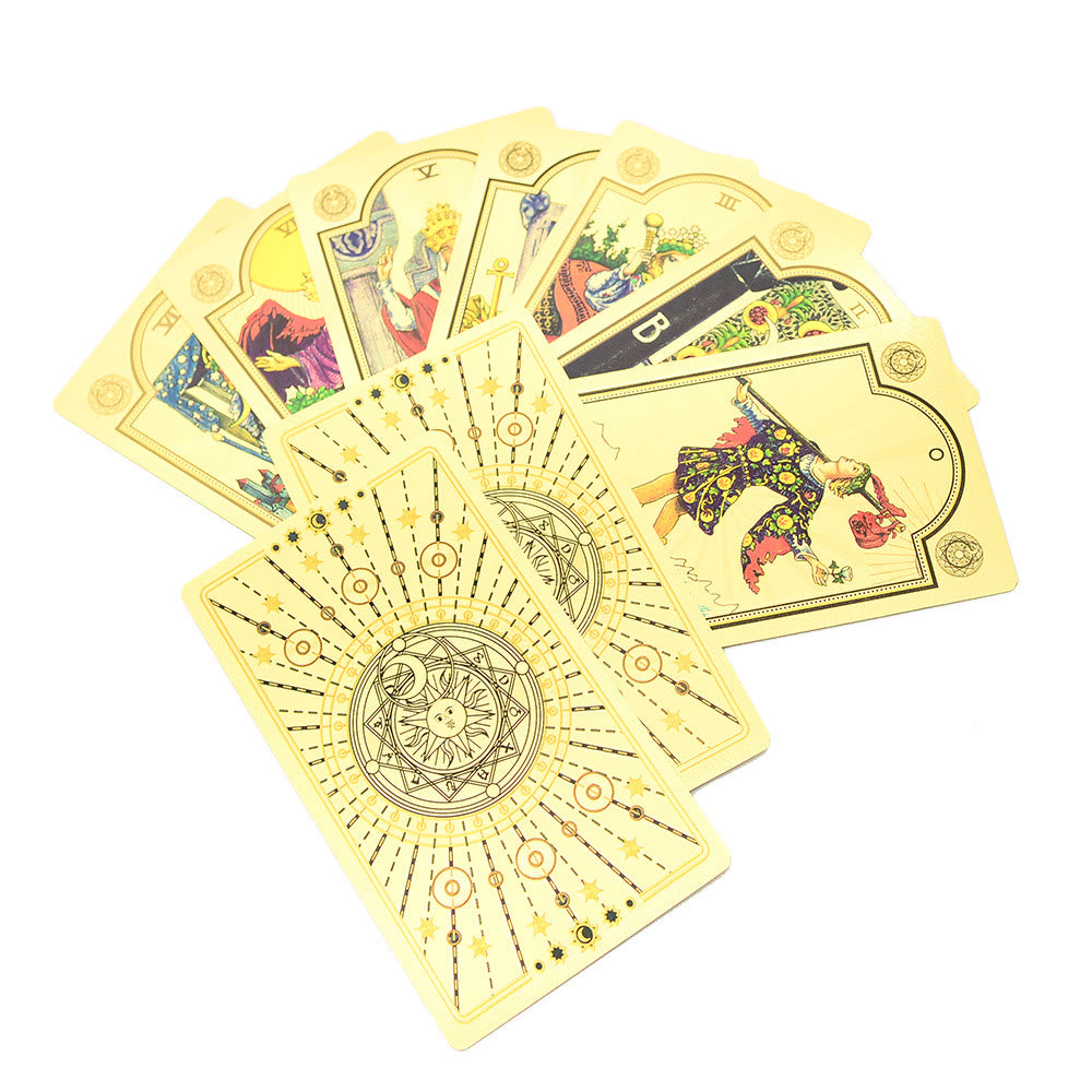 Olivenorma 80ps "The Fool"  Waite Sun Moon Tarot Cards - image 6