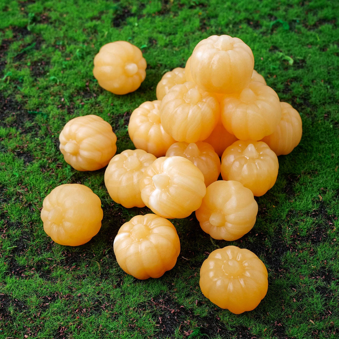 Olivenorma 1PC Yellow Calcite Mini Pumpkin Gemstone Decoration - image 5