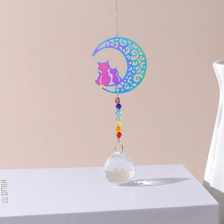 Olivenorma Clear Crystal Hanging Chakra Beads Wind Chime Suncatcher - image 21