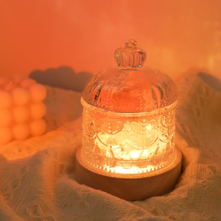 Olivenorma Diffuser Stone Carved Glass Cup Crystal Aromatherapy Lamp - image 18