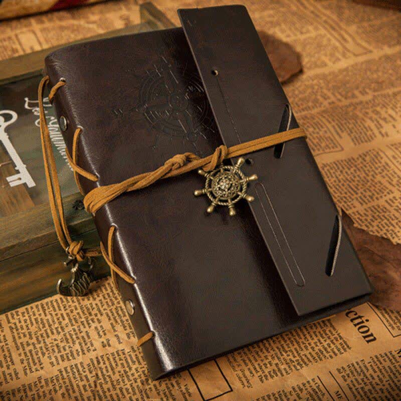 Olivenorma Vintage Leather Cover Journal - Dark Brown - image 1
