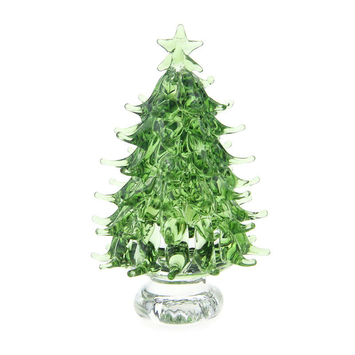 Olivenorma Crystal Glass Christmas Tree Home Gemstone Decoration - Green - image 2