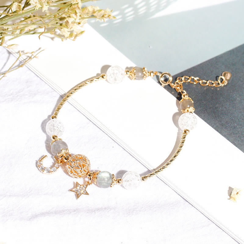 Olivenorma Labradorite Moon Star Crystal Bracelet - image 7