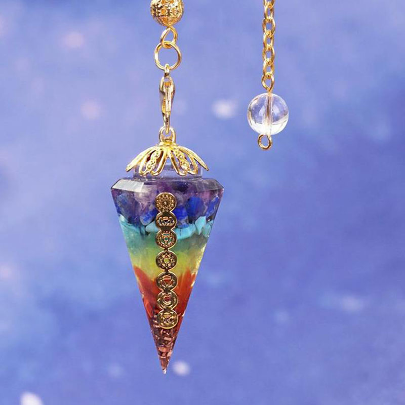Olivenorma Chakra Orgone Divination Pendulum - image 3