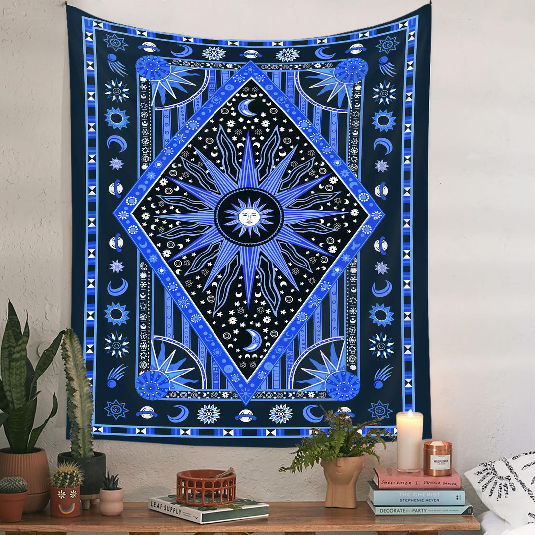 Olivenorma Sun Rays Moon Bohemia Tapestry - image 44