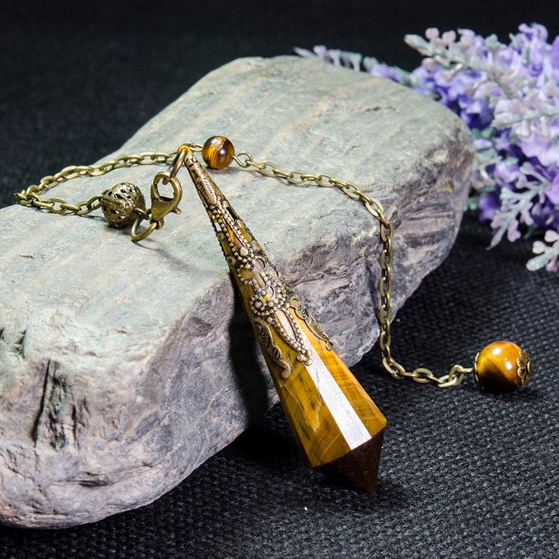 Tiger Eye Protection Pendulum - image 3