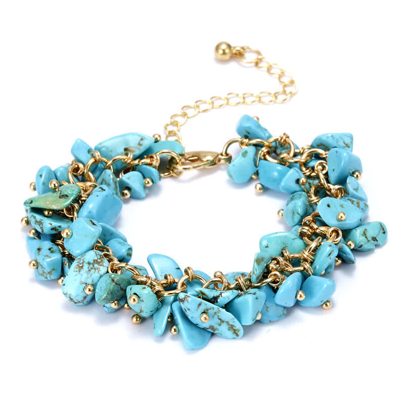 Austrain Crystals With Stones Bracelet - Turquoise - image 8