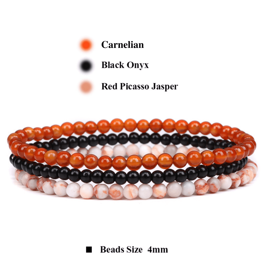 Olivenorma Protection From Negative Energies Red Agate Bracelet - image 1