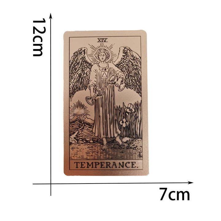 Olivenorma Bronzing Pink Gold Foil Tarot Deck Cards - image 14