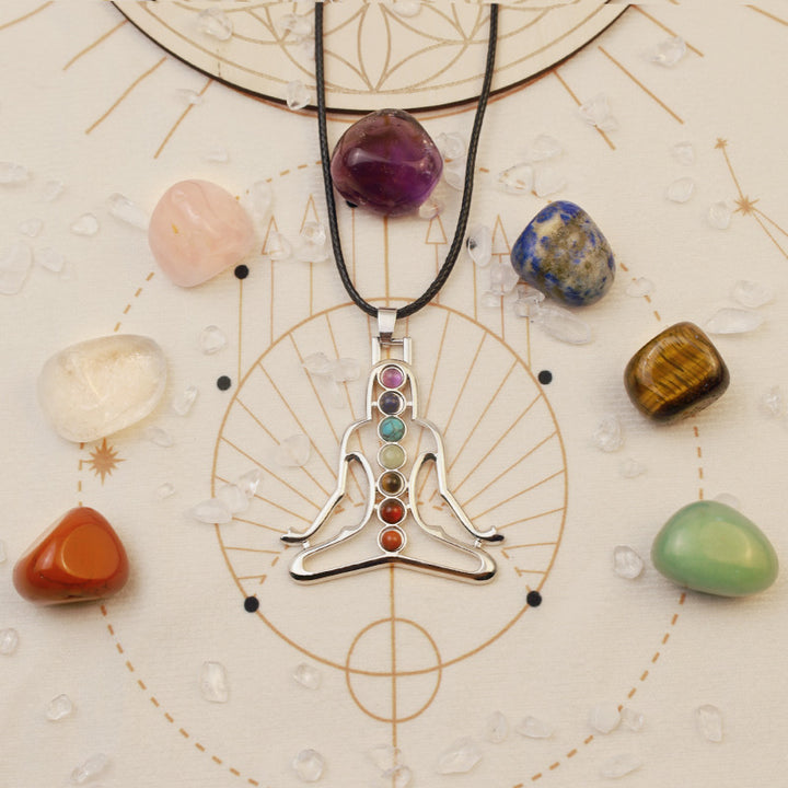 Olivenorma Chakra Meditation Necklace - image 1