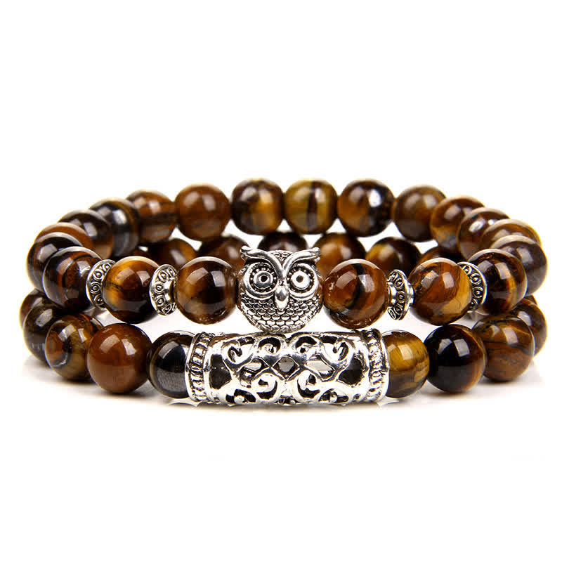 Olivenorma Owl Natural Crystal Beads Bracelet - Tiger Eye - image 17