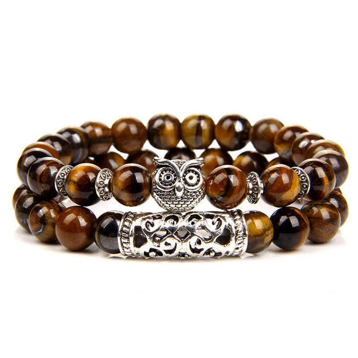 Olivenorma Owl Natural Crystal Beads Bracelet - Tiger Eye - image 17