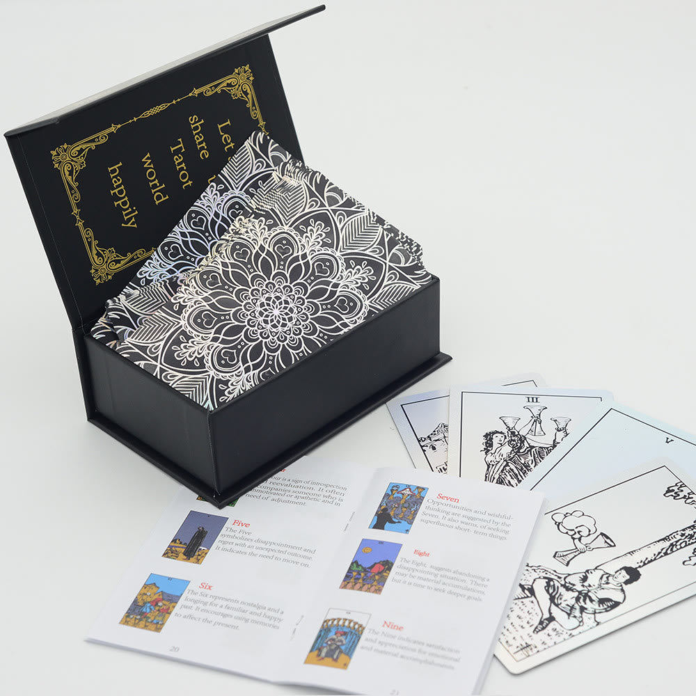 Olivenorma Bronzing Gold Foil Laser Bright Tarot Deck Cards - image 4