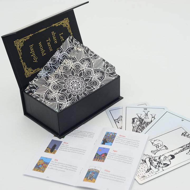 Olivenorma Bronzing Gold Foil Laser Bright Tarot Deck Cards - image 4