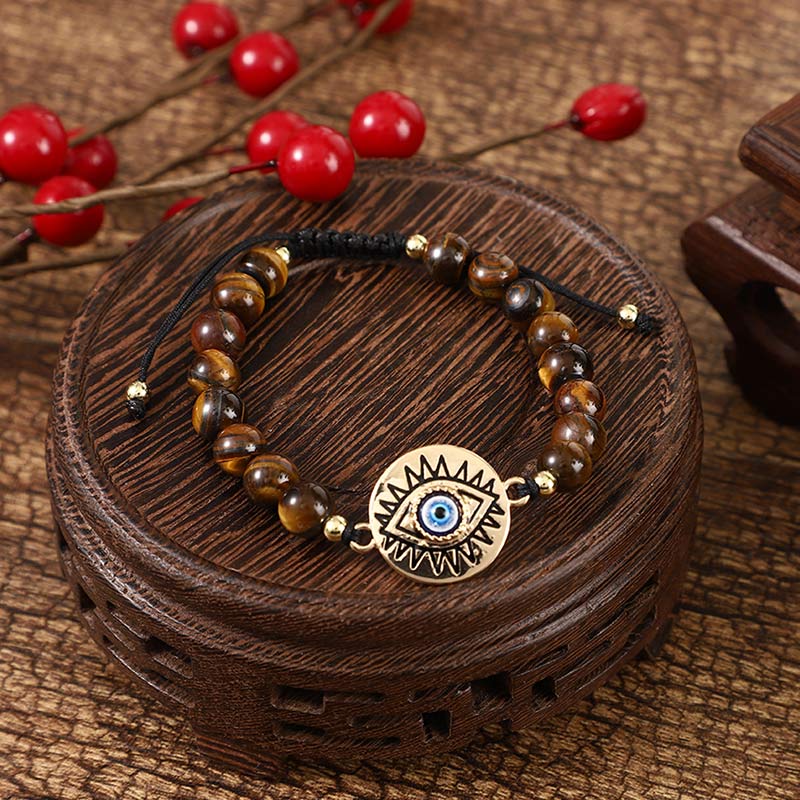 Tiger Eye Evil Eye Protection Bracelet - image 1