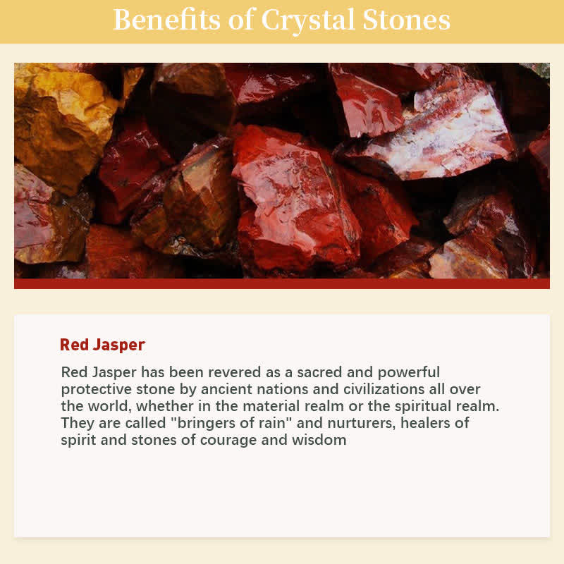 Olivenorma Red Jasper Natural Tumbled Stone Set - image 4