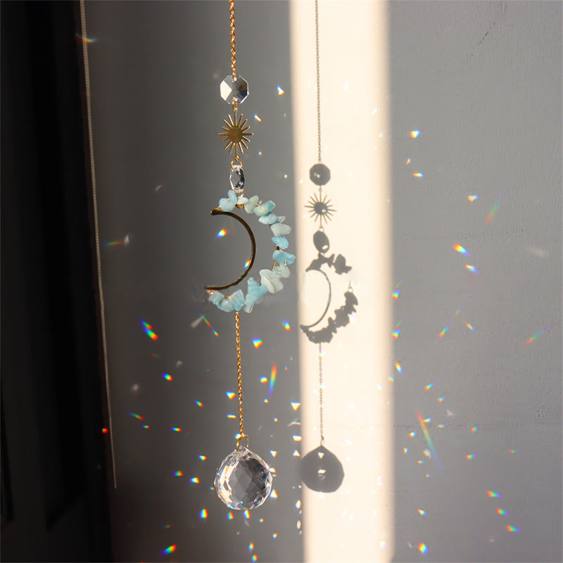 Olivenorma Moon Suncatcher Wall Hanging Wind Chime - image 13