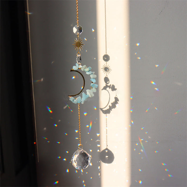 Olivenorma Moon Suncatcher Wall Hanging Wind Chime - image 13