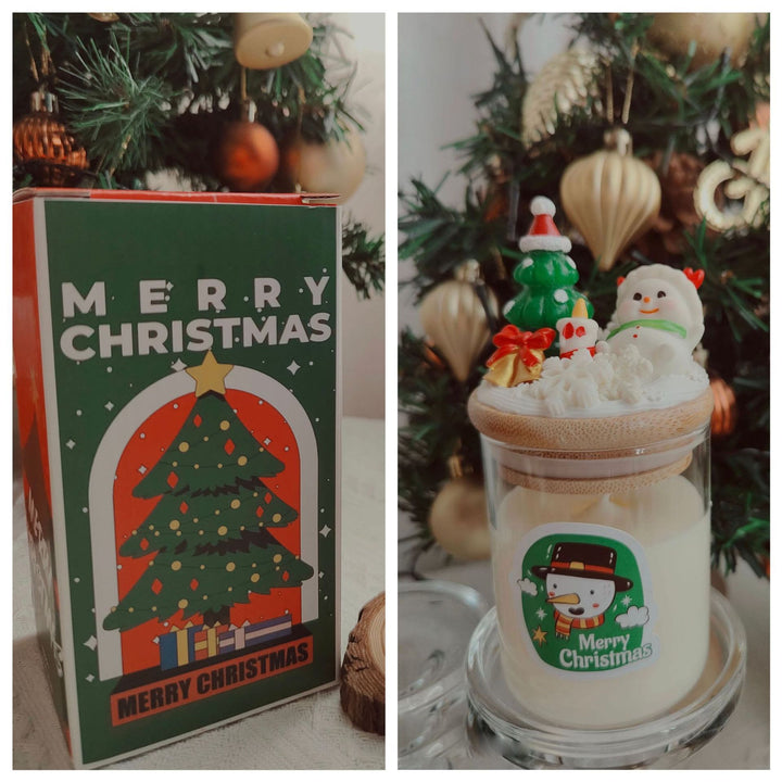 Olivenorma Christmas Santa Decor Candle - Cup Snowman Baby-6.5*14cm - image 21
