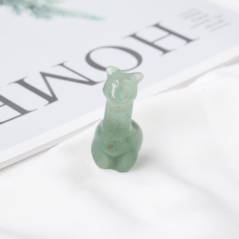 Olivenorma Carving Alpaca Gemstone Decoration - image 1