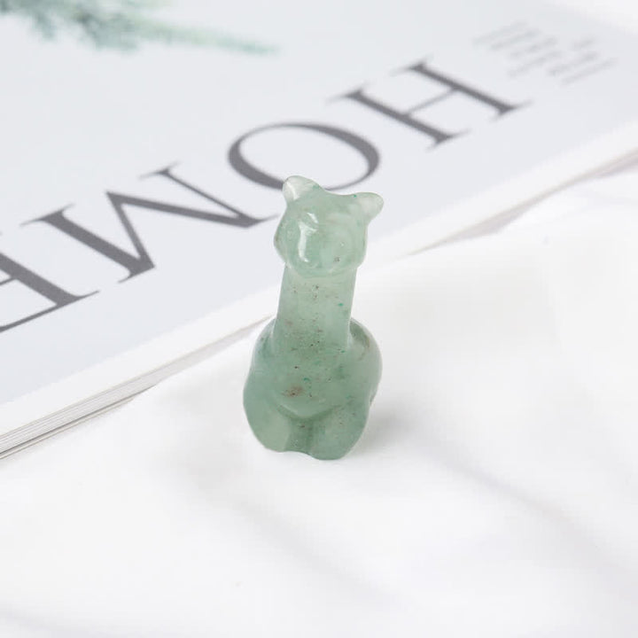 Olivenorma Carving Alpaca Gemstone Decoration - image 1
