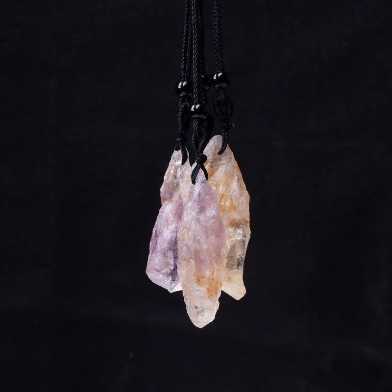 Olivenorma Natural Super Seven Crystal Pendant Necklace - image 4