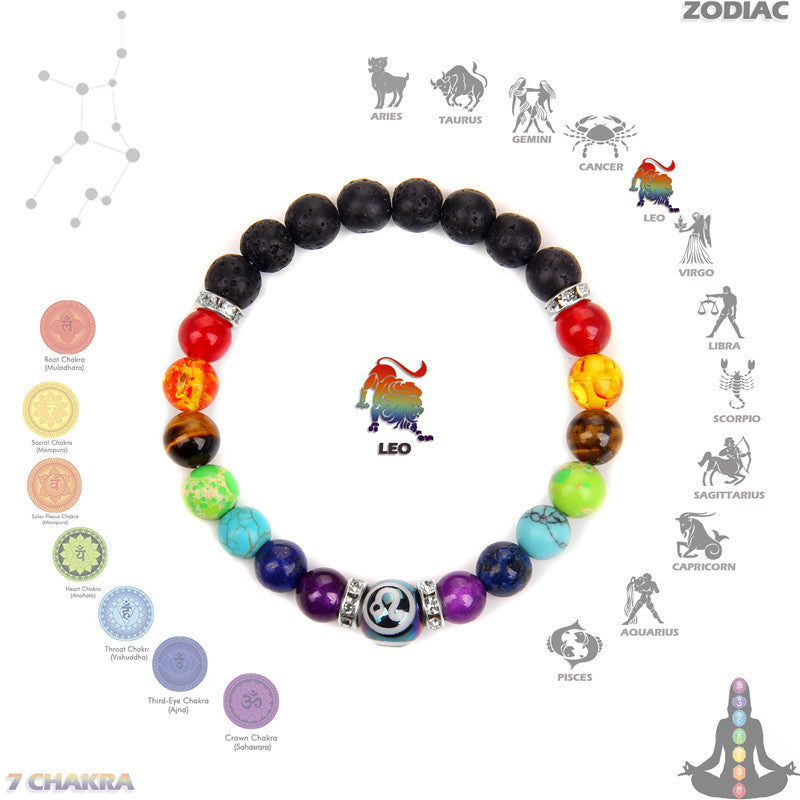 Olivenorma Chakra Twelve Zodiac Bracelet - Leo - image 9
