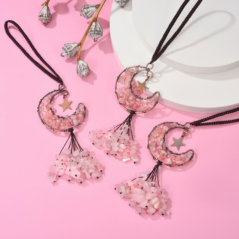 Olivenorma Moon And Star Chakra Crystal Wind Chime - image 26