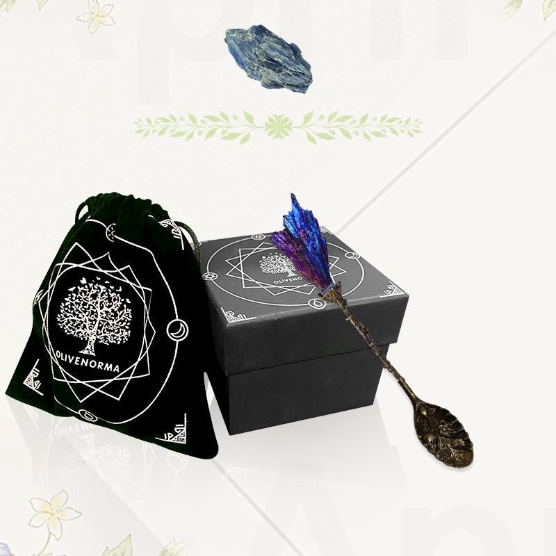 Olivenorma With Crystal Witches Herb Spoon Decoration - image 23