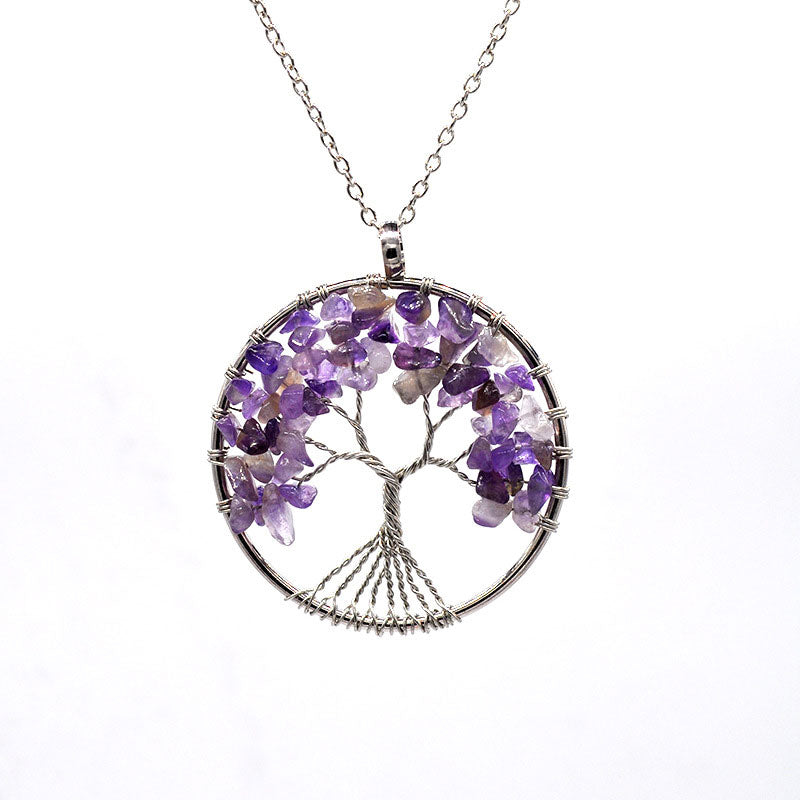  Olivenorma Orgone Chakra Healing Necklace - Amethyst - image 4