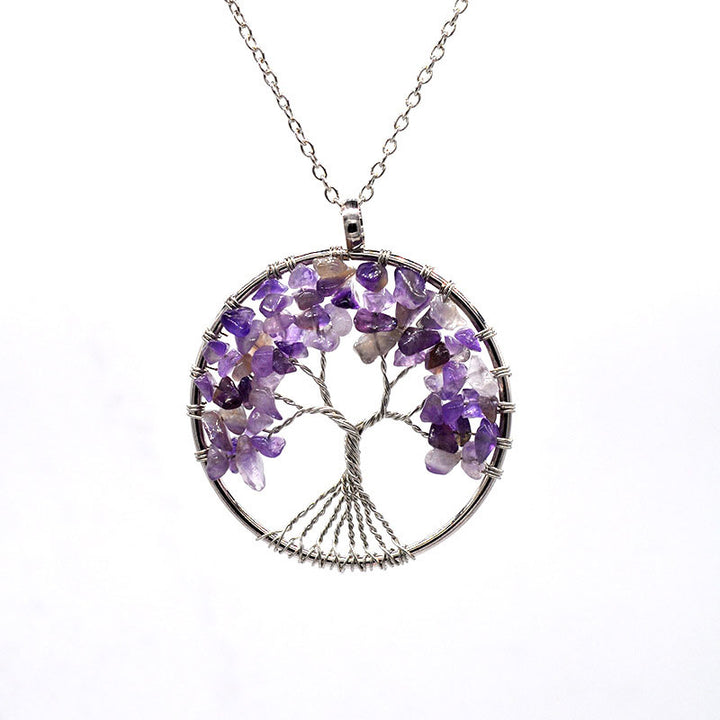  Olivenorma Orgone Chakra Healing Necklace - Amethyst - image 4