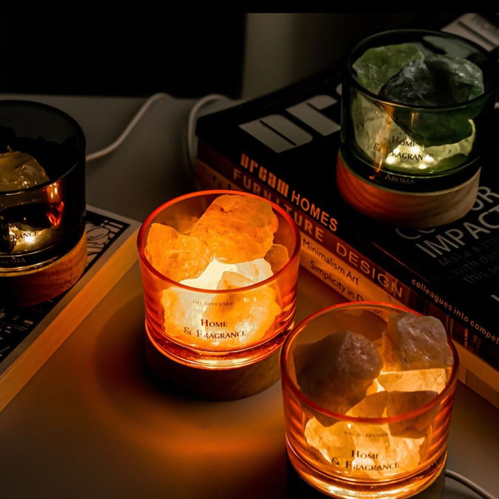 Olivenorma Fireless Diffuser Stone Essential Oil Crystal Aromatherapy Lamp - image 8