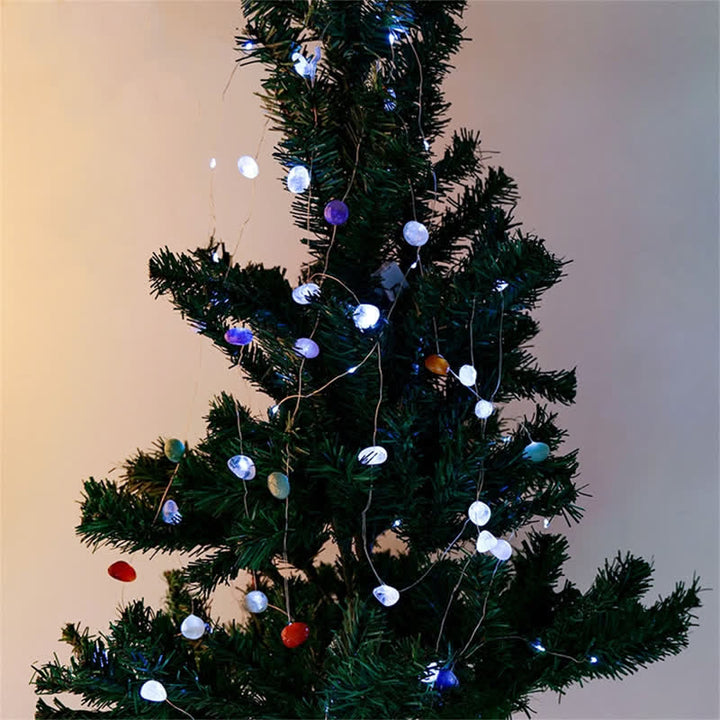Olivenorma Natural Crystal Polished Stones Lamp Christmas Atmosphere Decoration - image 2