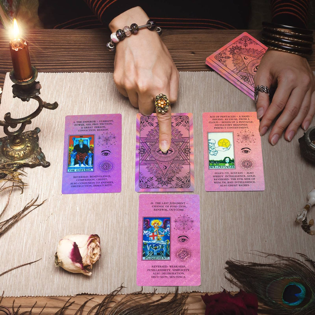 Olivenorma Evil Eye - Pink Eyes Tarot Deck Cards - image 4