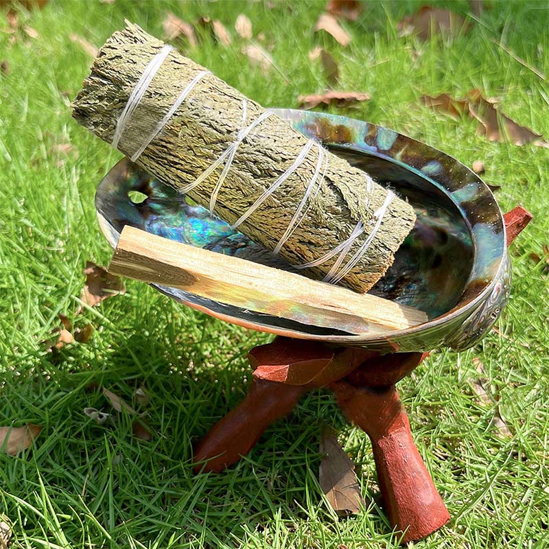 Olivenorma Nacre Crystal Cleansing Meditation White Sage - image 9