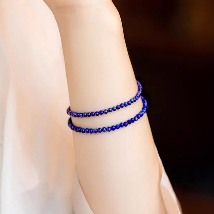 Stone of Wisdom - Lapis Lazuli Gemstone Bracelet - image 1