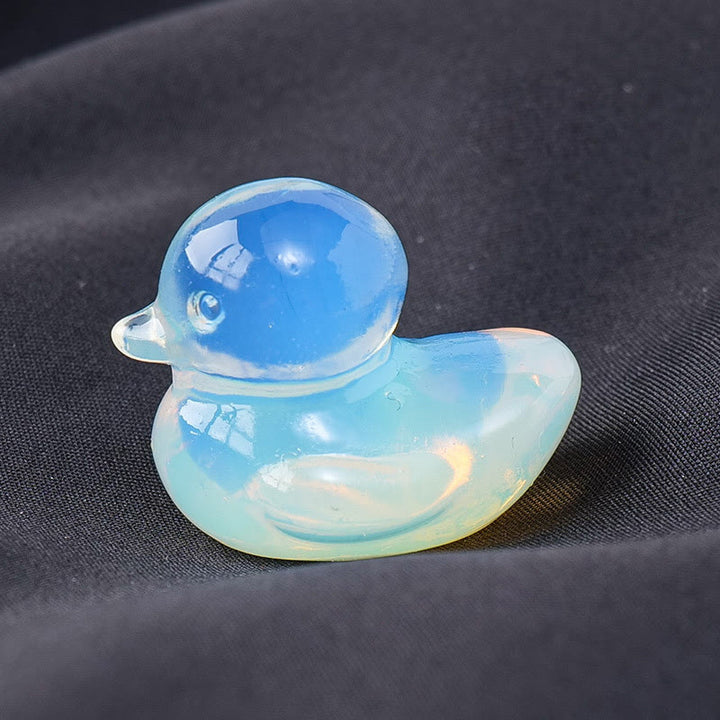 Olivenorma 1.2Inch Quartz Crystal Duck Carving Gemstone Decoration - image 3