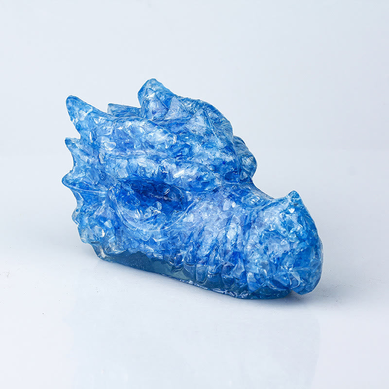 Olivenorma Crystal Epoxy Faucet 1kg Ornament Gemstone Decoration - Aquamarine - image 49